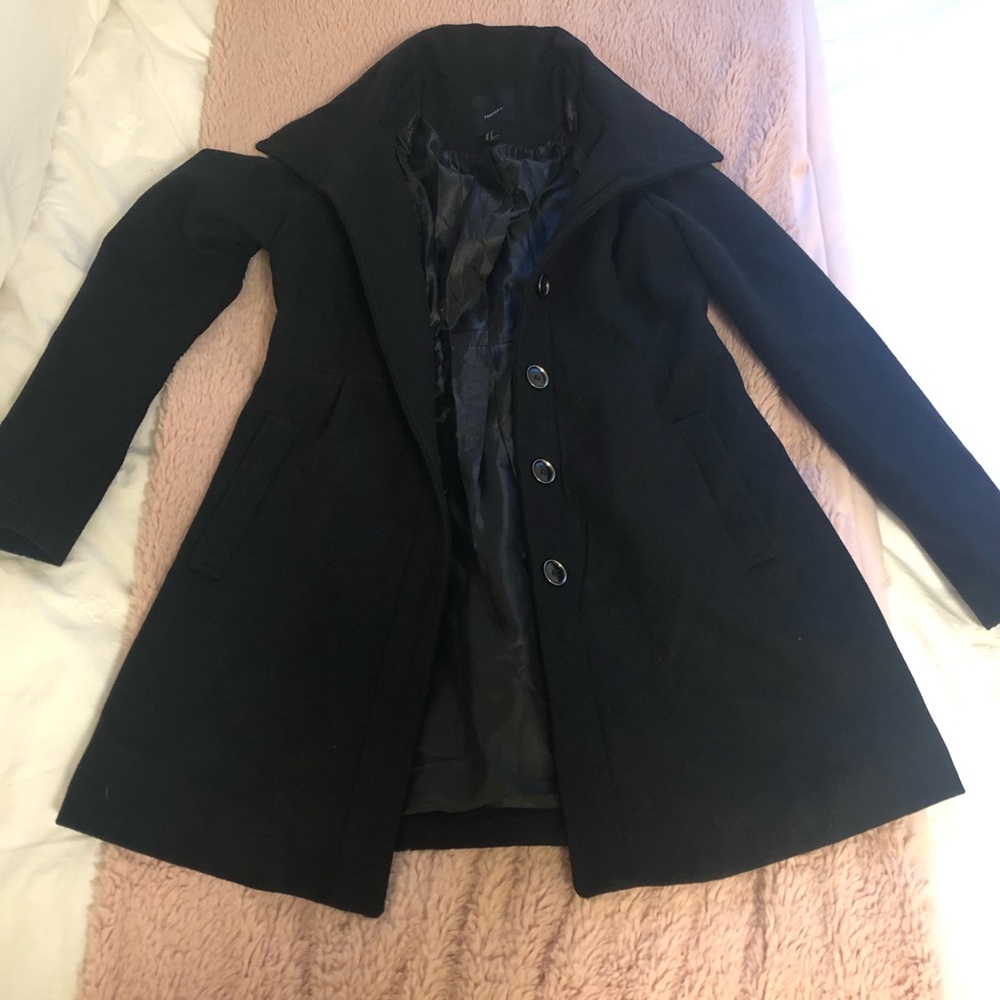 Black, forever 21 pea coat!